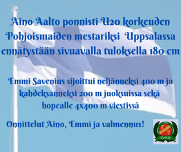 Aino Aalto ponnisti korkeuden PM-kultaa