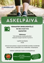 KOKO PERHEEN ASKELPÄIVÄ VEHMAISISSA 20.9.