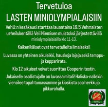 LASTEN MINIOLYMPIALAISET JA AIKUISTEN COOPERINTESTI 16.5.